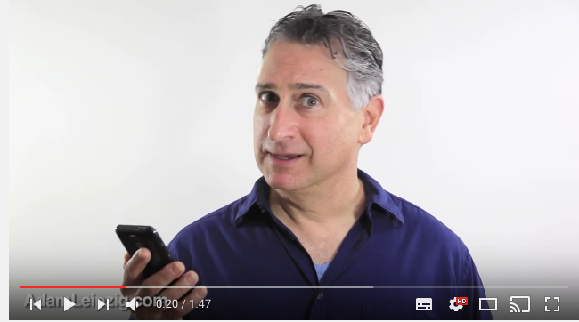 Adam Leipzig still from Youtube video