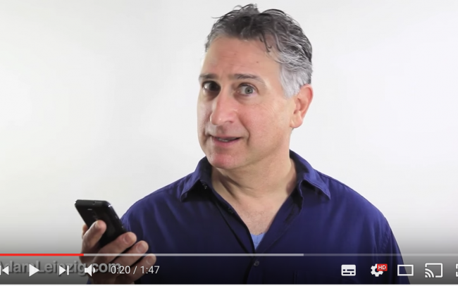 Adam Leipzig still from Youtube video
